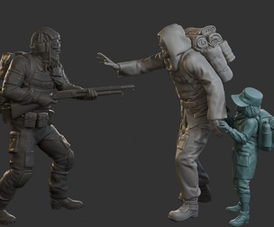 Post-Apocalyptic Male PAM2 Scene