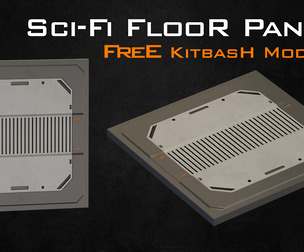 Free Sci-Fi Floor Panel