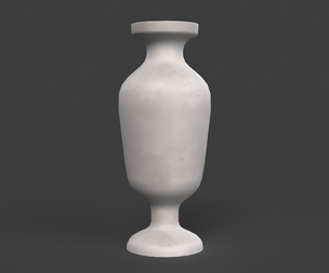 Decorative Vase - Game & 3D Print Ready | FBX + STL