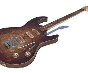 Electric old guitar
