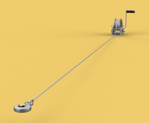 HAND LEVER CRANK WINCHES HOIST WIRE ROPE SLING CABLE LIFT CRANE