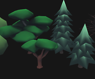 Stylized Trees (Low Poly)