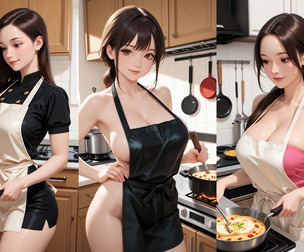Cook Girl Reference Images Pack For 3D Modelers and Illustrators / 130+ images