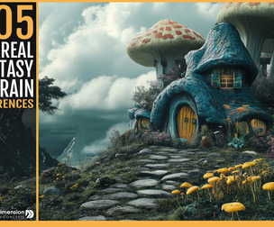 505 Surreal Fantasy Terrain
