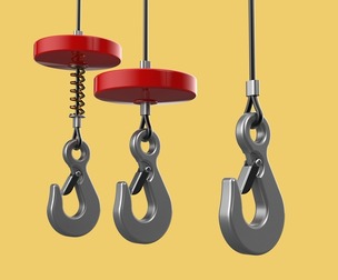 STANDARD LIFTING CRANE STEEL HOOK HOIST WIRE ROPE SLING CABLE