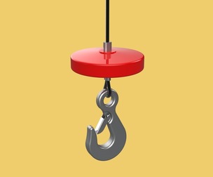 LIFTING CRANE EYE HOOK ELECTRIC HOIST WIRE ROPE SLING CABLE TON
