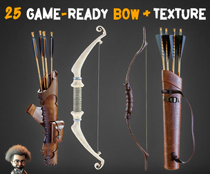 25 Game-Ready Bow + 4K Texture