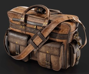 How to Texturing Leather Briefcase In Substance Painter