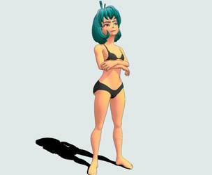 women's mesh base-Anime