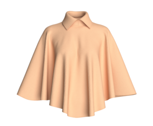 Girls Cape Dress V3 | Marvelous / Clo3d / obj / fbx