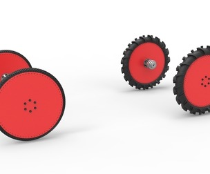 Wheel Set of Swamp buggy Scale 1:25