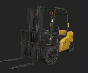 Forklift 3D Model 001