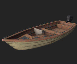 PowerBoat 3D Model 001