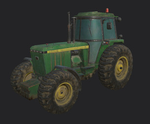 Tractor 3D Model 001