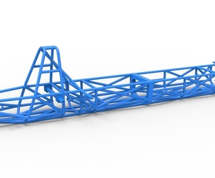 Frame of Swamp buggy Scale 1:25