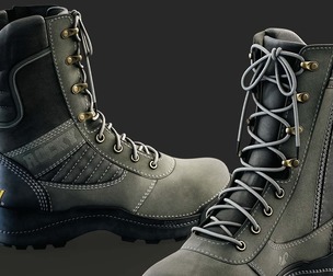 Tactical Boots Texturing In Substance Painter