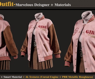 Girls Outfit- Models+materials