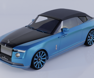 Rolls Royce Boat Tail 3D Model