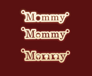 Mommy Heart  Pendant