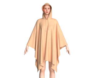 Girls Cape Dress V5 | Marvelous / Clo3d / obj / fbx