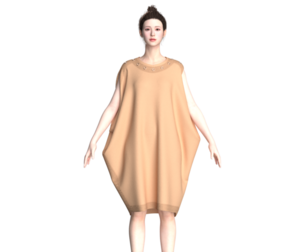 Girls Cape Dress V7 | Marvelous / Clo3d / obj / fbx