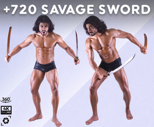 +720 Savage Sword Reference Pictures - Vol 22
