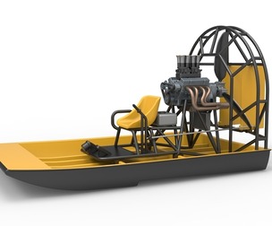Drag racing Airboat Scale 1:25