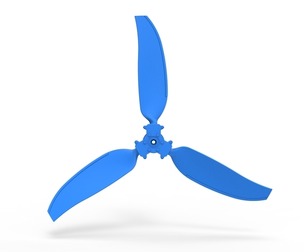 3 Blade Propeller of Drag racing Airboat Scale 1:25