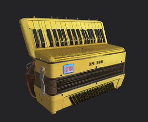 Accordion3D Model 001