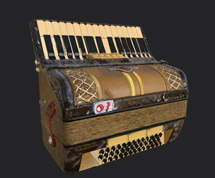 Accordion3D Model 002