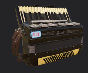 Accordion3D Model 004