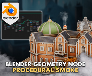 3DT Smoke Generator – Blender Geometry Nodes Procedural