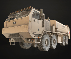 Heavy Military Truck V1 - Tanker