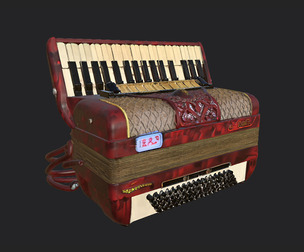 Accordion3D Model 005