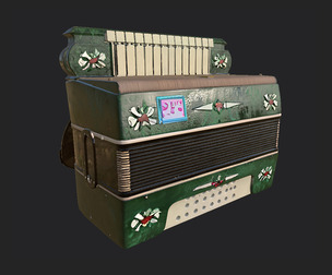 Accordion3D Model 006