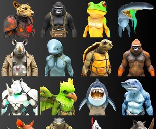BeastBound Guardians – Anthro Warrior Collection