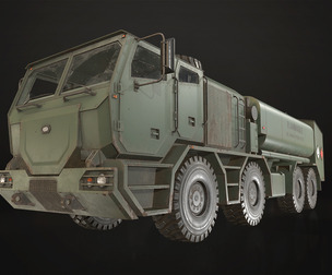 Heavy Military Truck V2 - Tanker