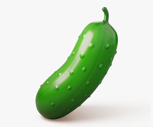 Stylized Cucumber