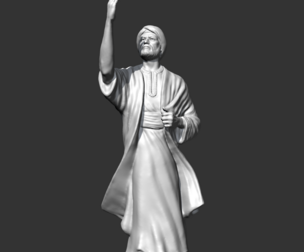 Al Mutanabi Statue 3D print model