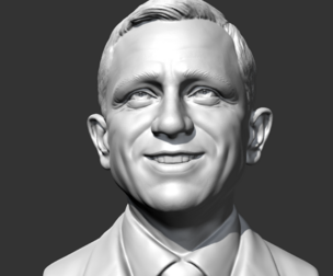 Daniel Craig 3D print model