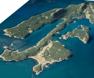 Stuart Island full 3d model terrain