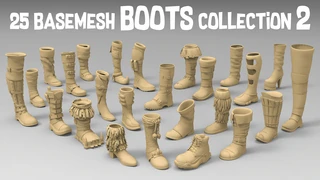 25 basemesh boots collection 2 cover
