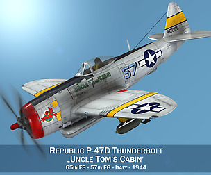 Republic P-47D Thunderbolt - Uncle Toms Cabin