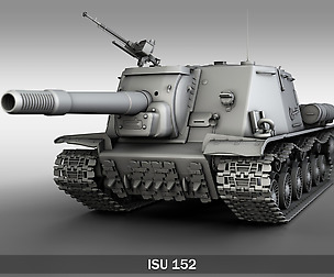 ISU-152 - Soviet heavy self-propelled gun