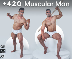 +420 Muscular Man References Pictures - Vol 02