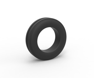 Tractor front tire 3 Scale 1:25