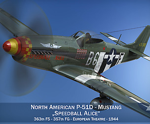 North American P-51D Mustang - Speedball Alice