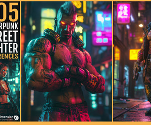 505 cyberpunk street fighter