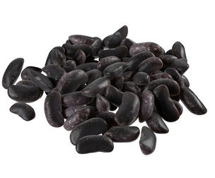 Black kidney beans pile