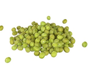 Mung bean pile